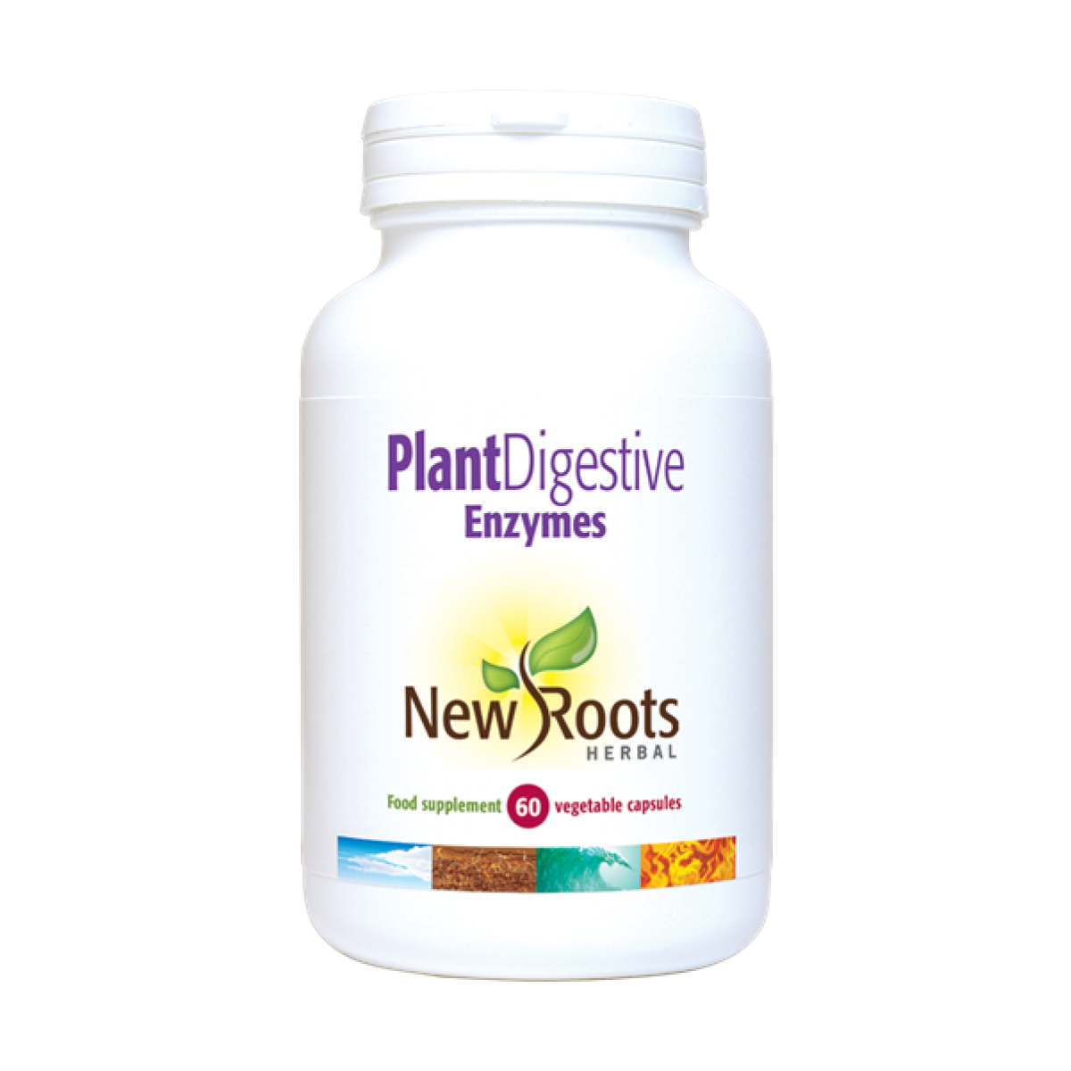 Plant Digestive Enzymes 60's New Roots Herbal