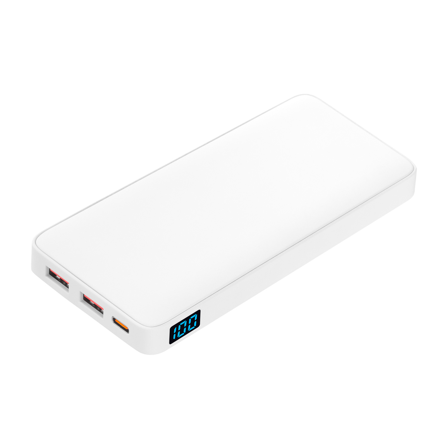 Внешний аккумулятор с подсветкой Ancor PD Plus 10000 mAh, белый — фото 1