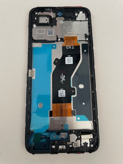 Дисплей с тачскрином Tecno SPARK GO 1 (черный) оригинал в рамке
