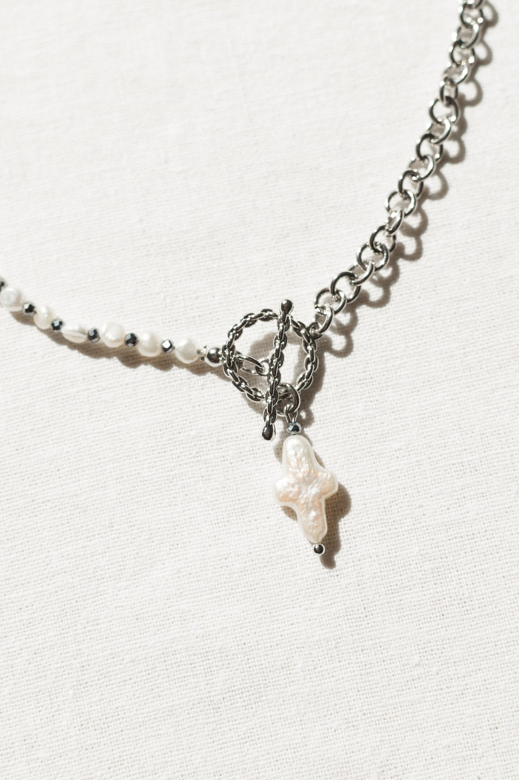 Ожерелье «Pearl Religion Silver»