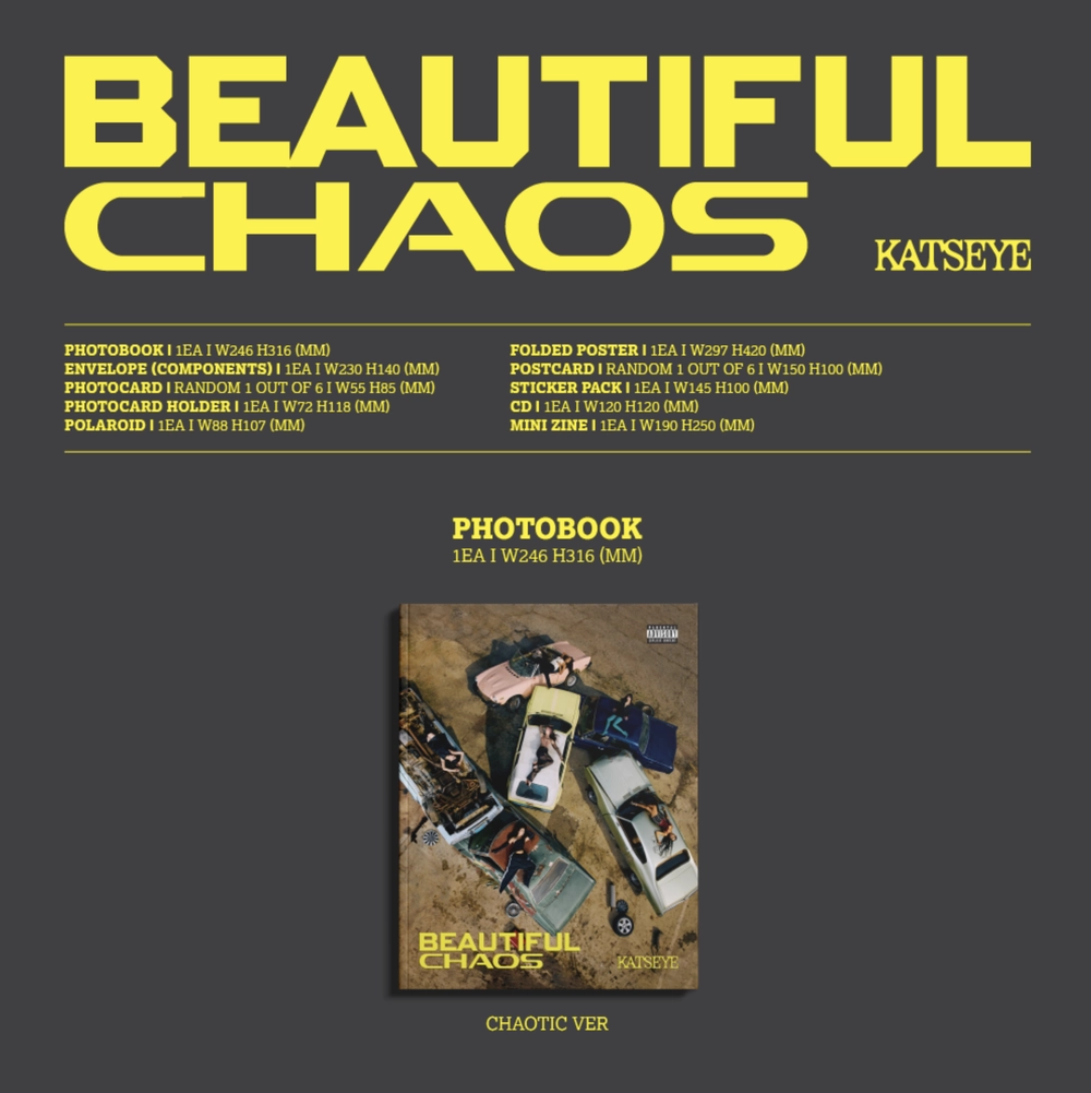 Альбом KATSEYE BEAUTIFUL CHAOS — состав и фотобук