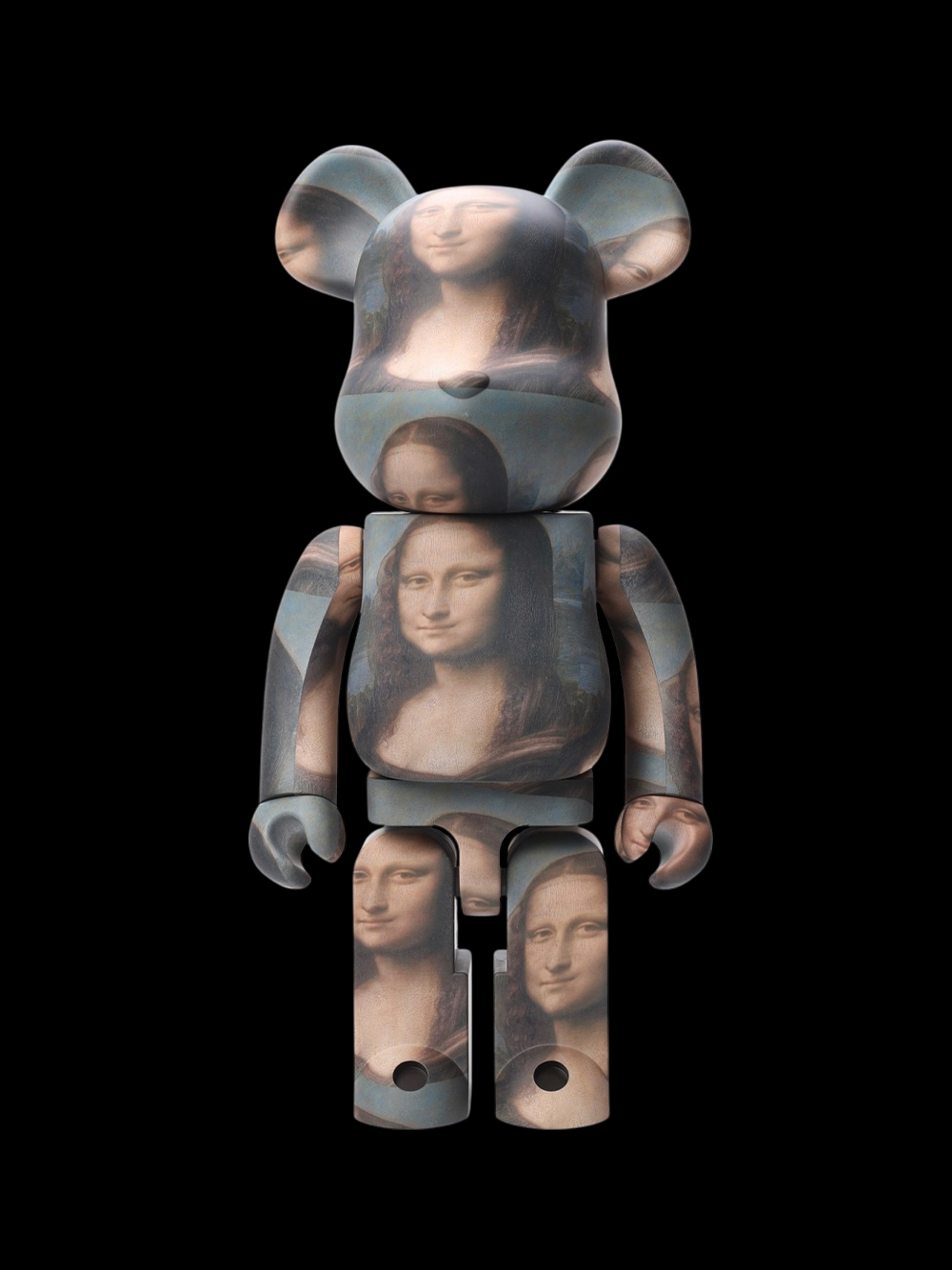 Фигура Bearbrick Leonardo De Vinci Mona Lisa 1000%