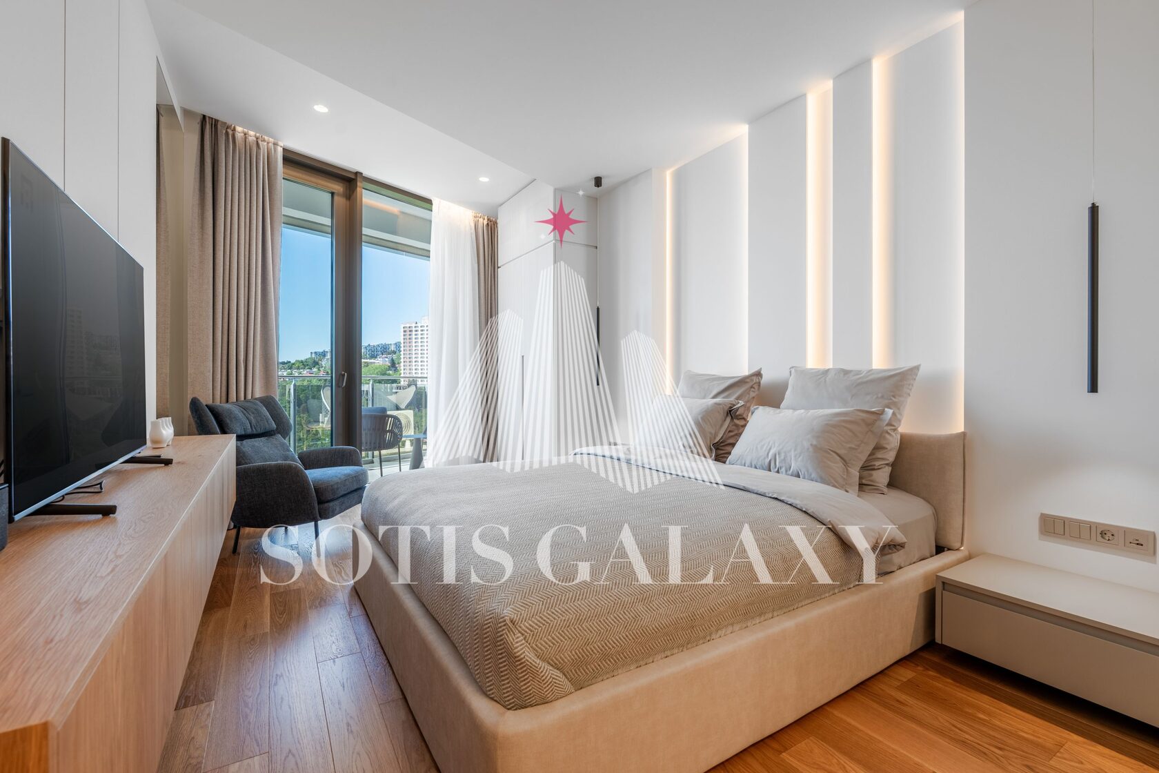 Студия 34 м² с террасой в ЖК Сан-Сити