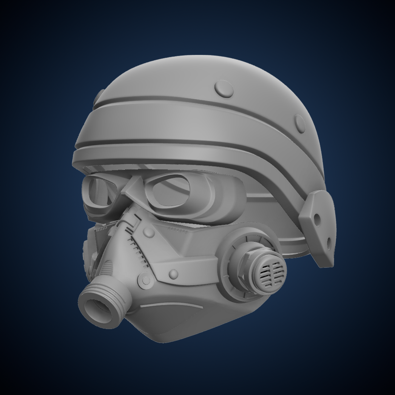 Helghast soldier helmet stl | 3D model