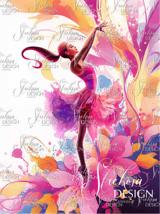 Rose Ballerina #0173 by Strekosa Design