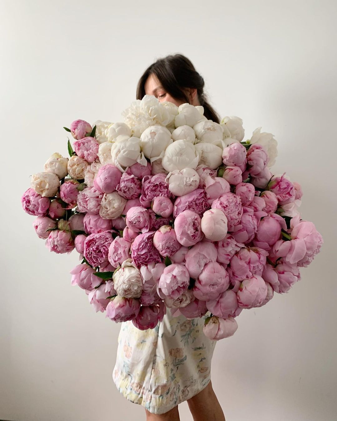 Bouquet of 101 Peonies "Sarah Bernhardt" - 101 peonies - 5000 AED