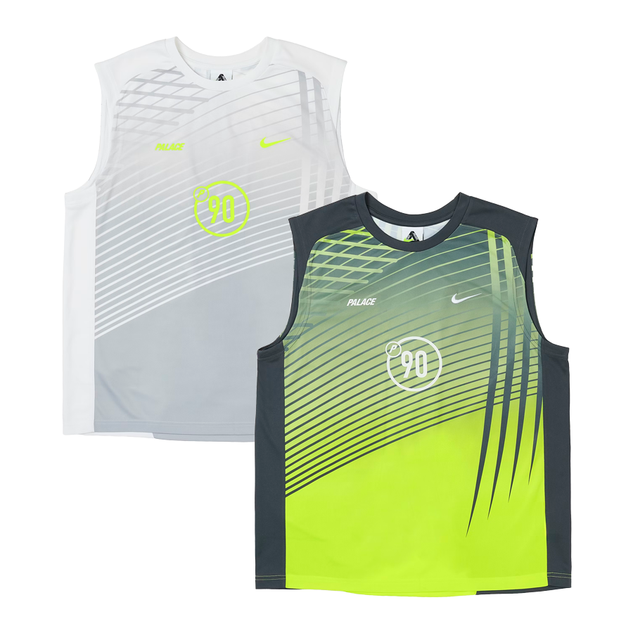 PALACE x Nike Total P90 Vest Grey — джерси коллекции 2025 | MANIA