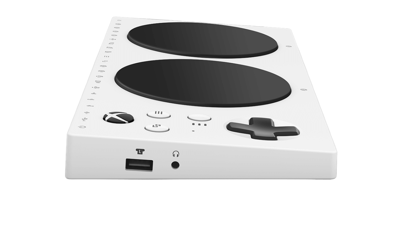 Adaptive controller. Адаптивный геймпад xbox. microsoft adaptive controller. контроллер xbox для людей с ограниченными возможностями. xbox adaptive controller.