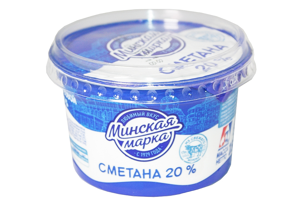 Минская марка. Сметана Минская марка 20. Сметана 