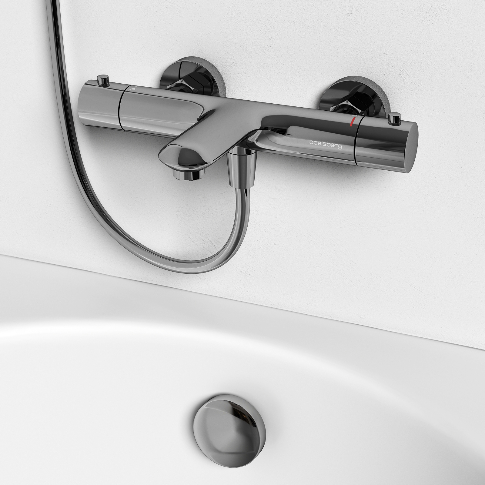 Cмеситель для ванны и душа Perfecta глянцевый хром