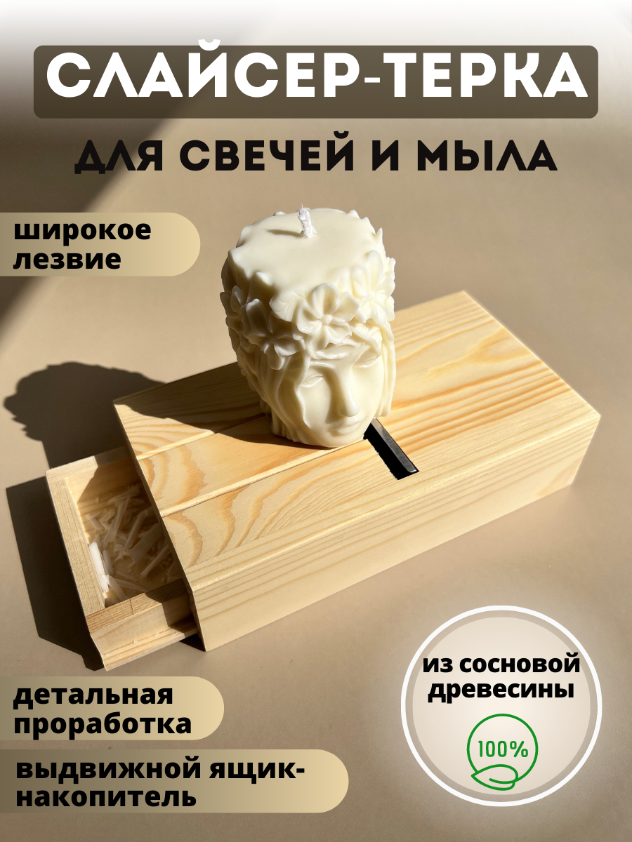 Слайсер-терка для мыла и свечей
