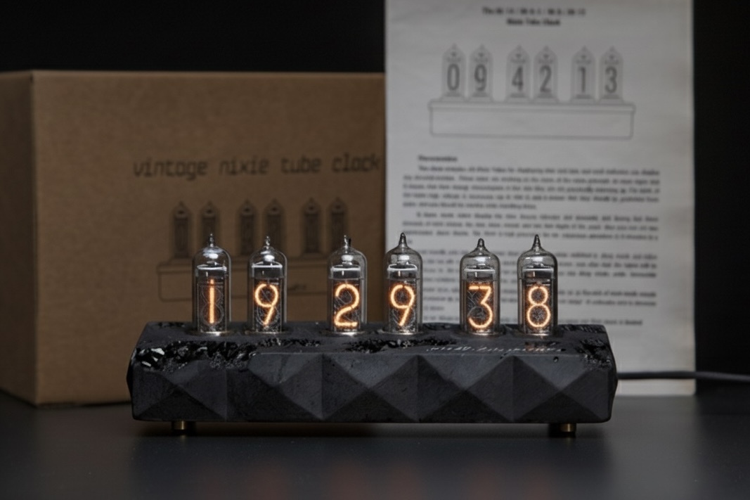 Saturn-C Erosion: Crystal nixie tube clock