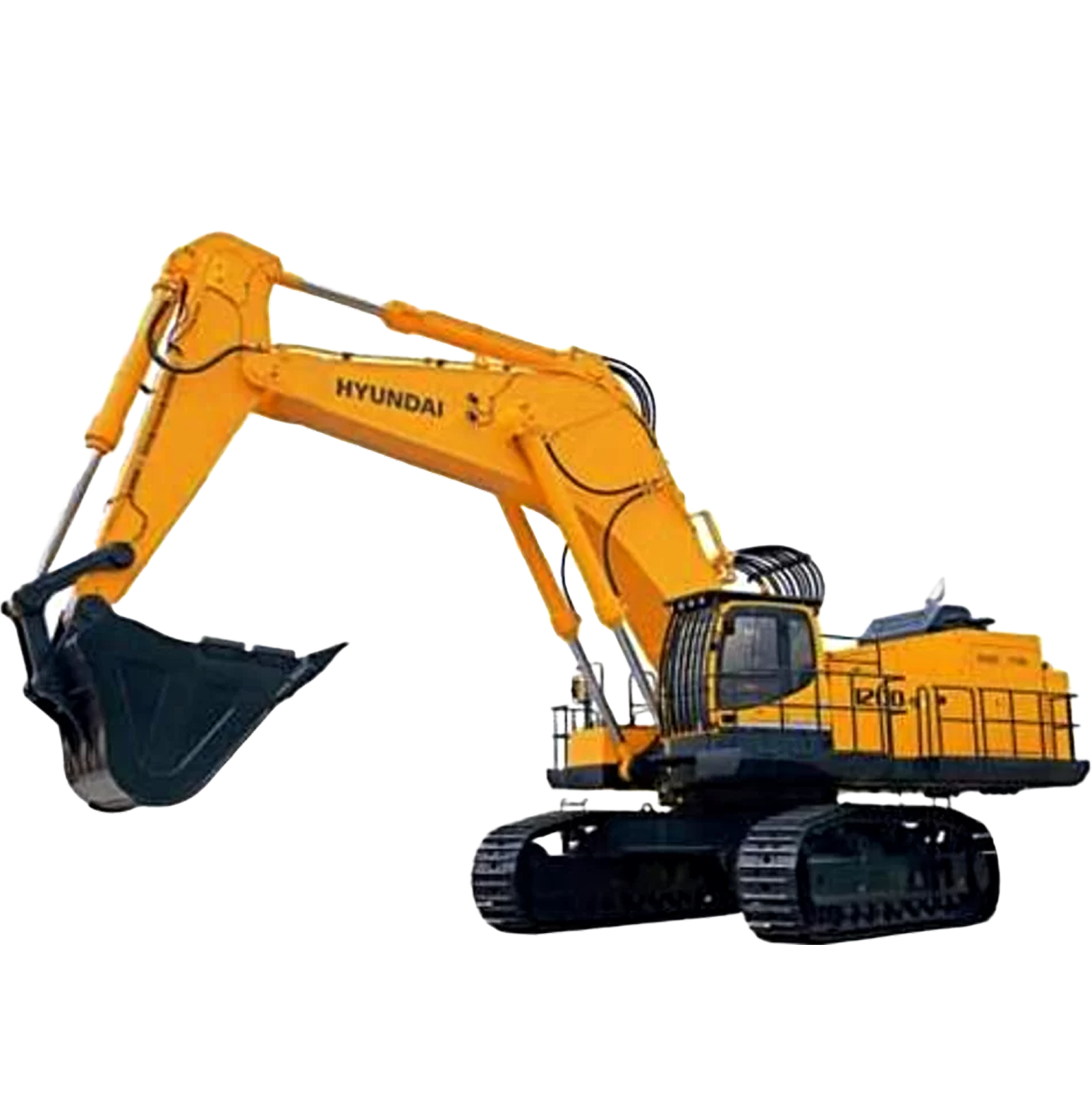 Hyundai R1200-9 yon tomondan