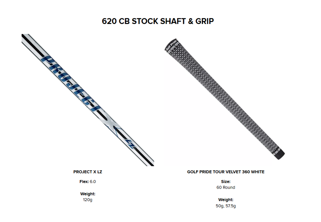 Шафты и грипыTitleist 620 CB