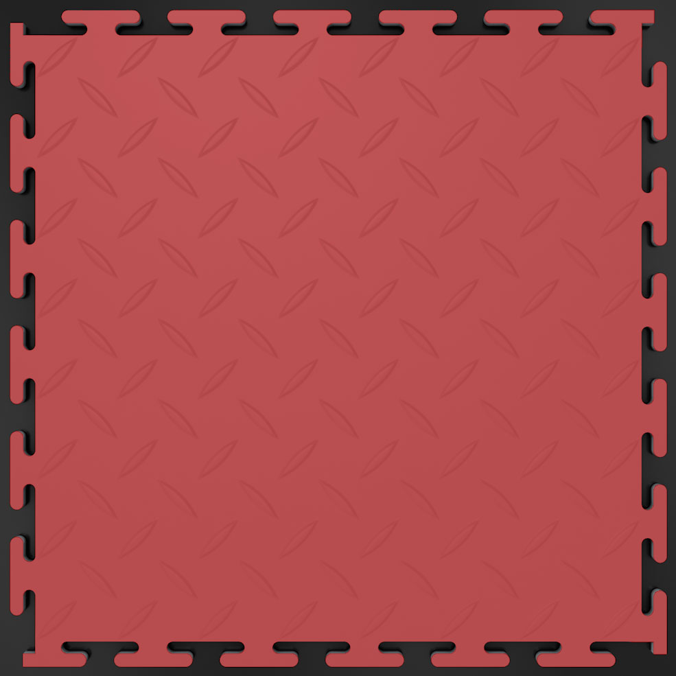 Модульное покрытие Пластфактор Модульные покрытия СП Полимер - Классик Красный 5 мм