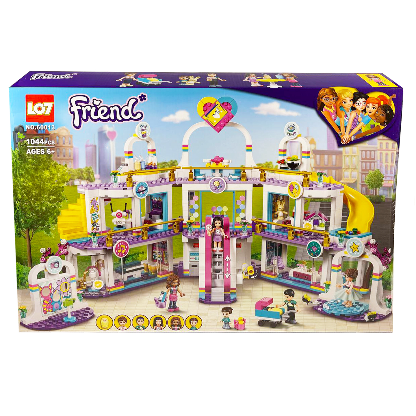 Конструктор Торговый центр Хартлейк Сити Friends аналог лего для девочек