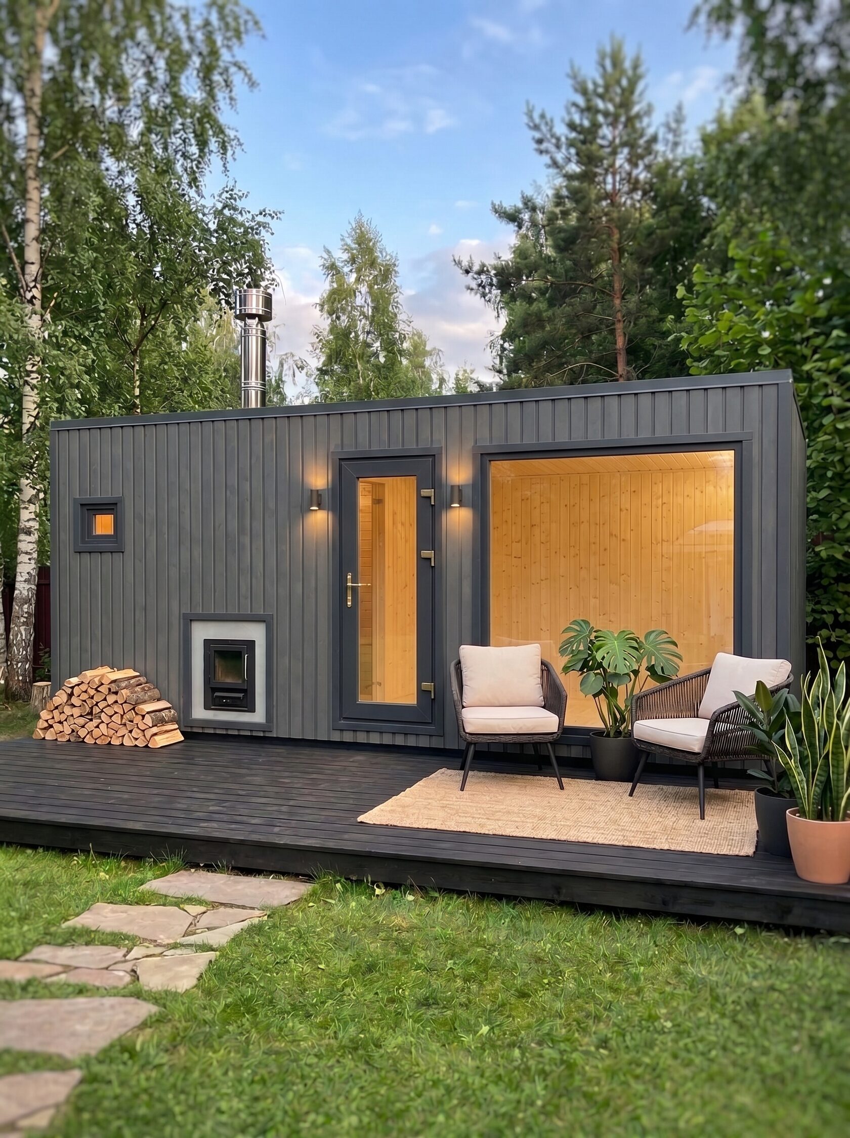 Модульная баня BT SHORE 14.4 м² под ключ — купить от производителя