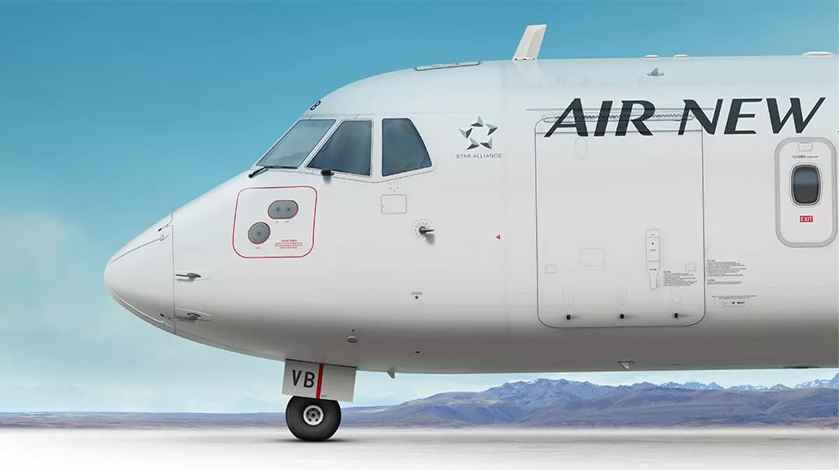 ATR 72‑600 Air New Zealand ZK‑MVB | Print | Aviaposter