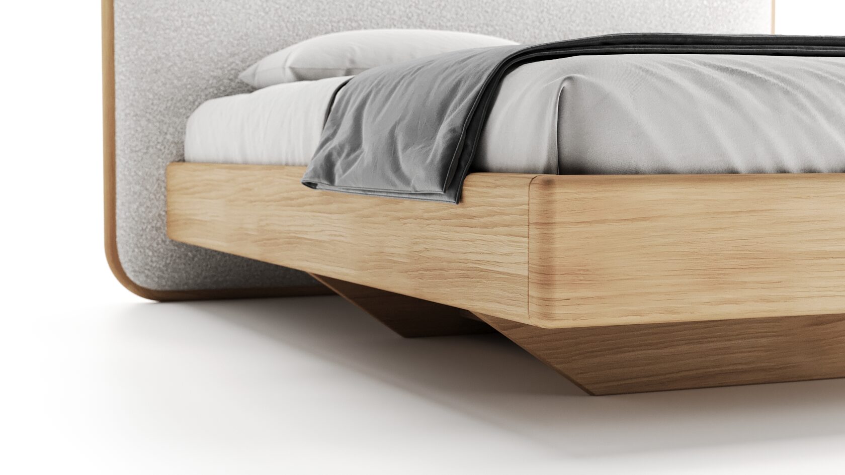 Как выбрать двуспальную кровать: размеры, конструкция и 8 главных критериев 3 двуспальная парящая кровать бренда lapina.family