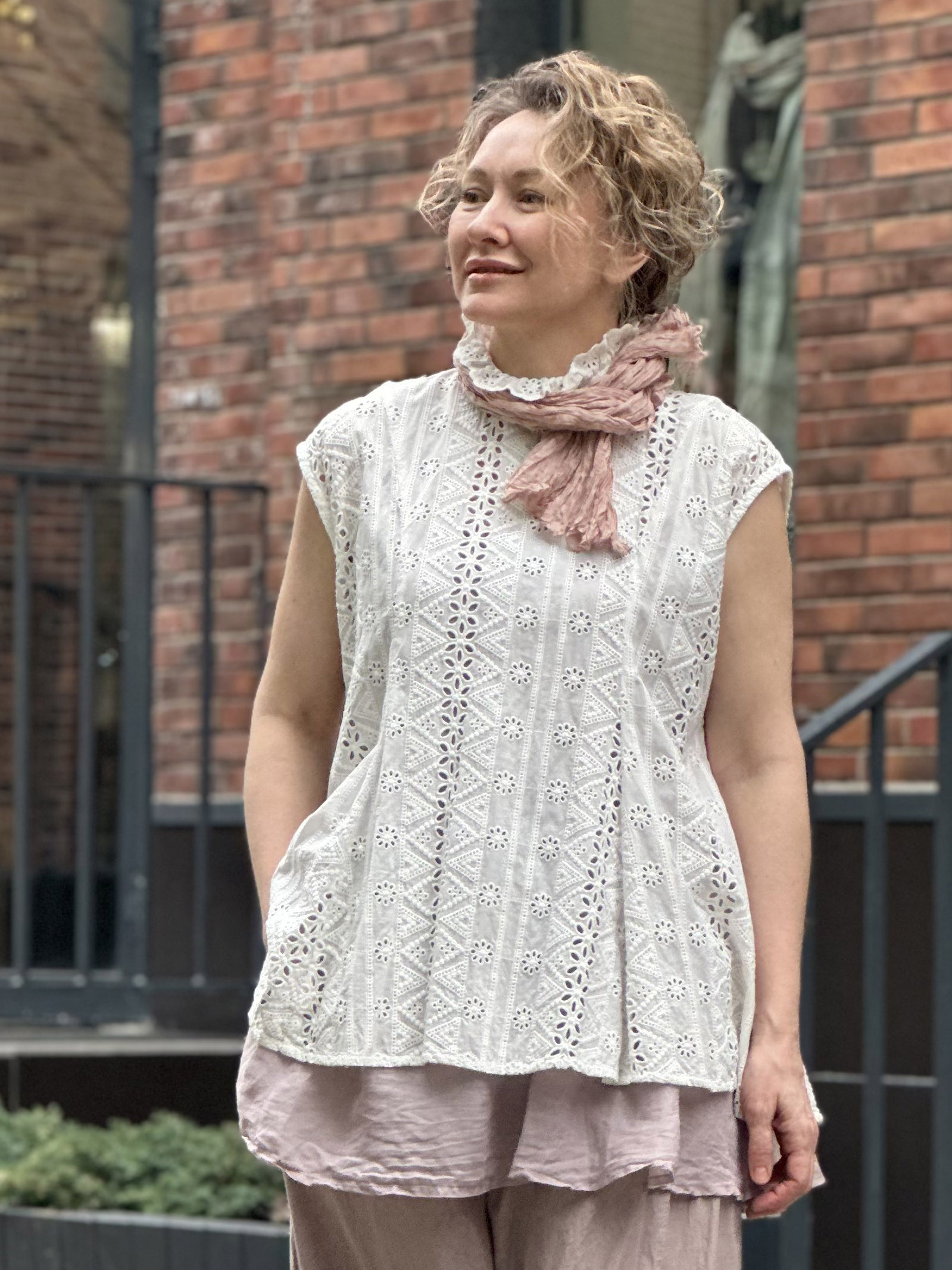 Блузка на пуговицах с короткими рукавами PRIVATSACHEN