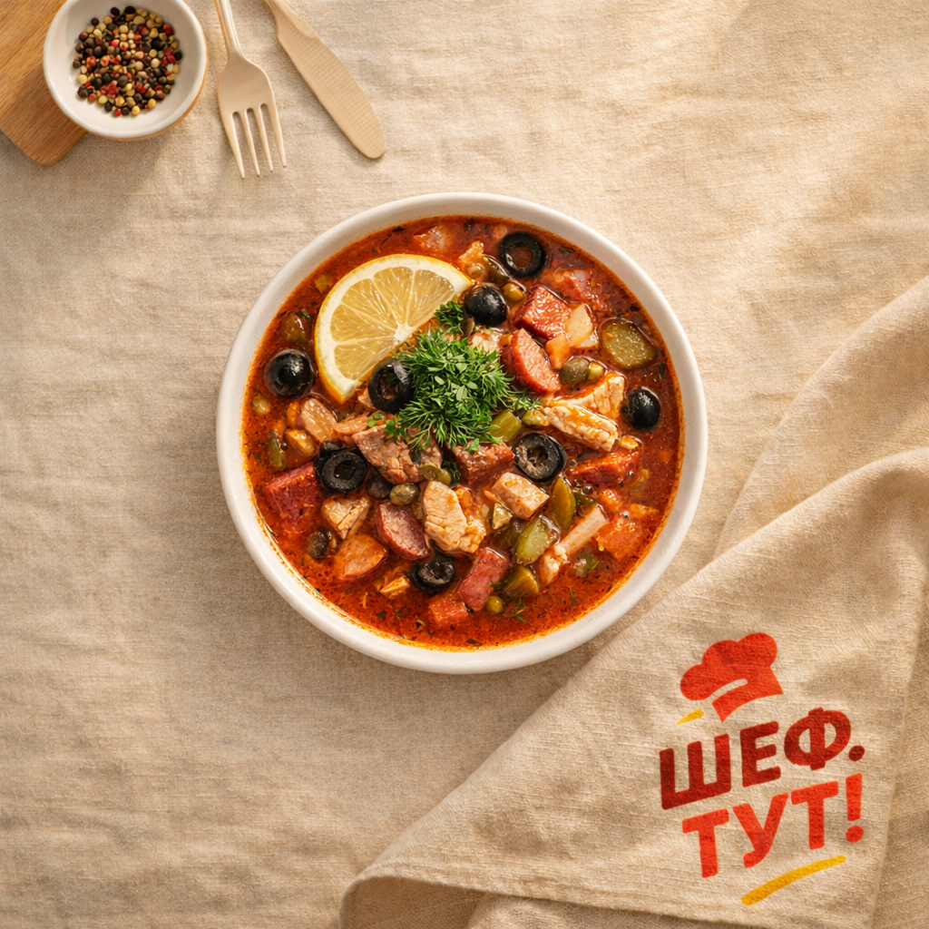 Солянка мясная