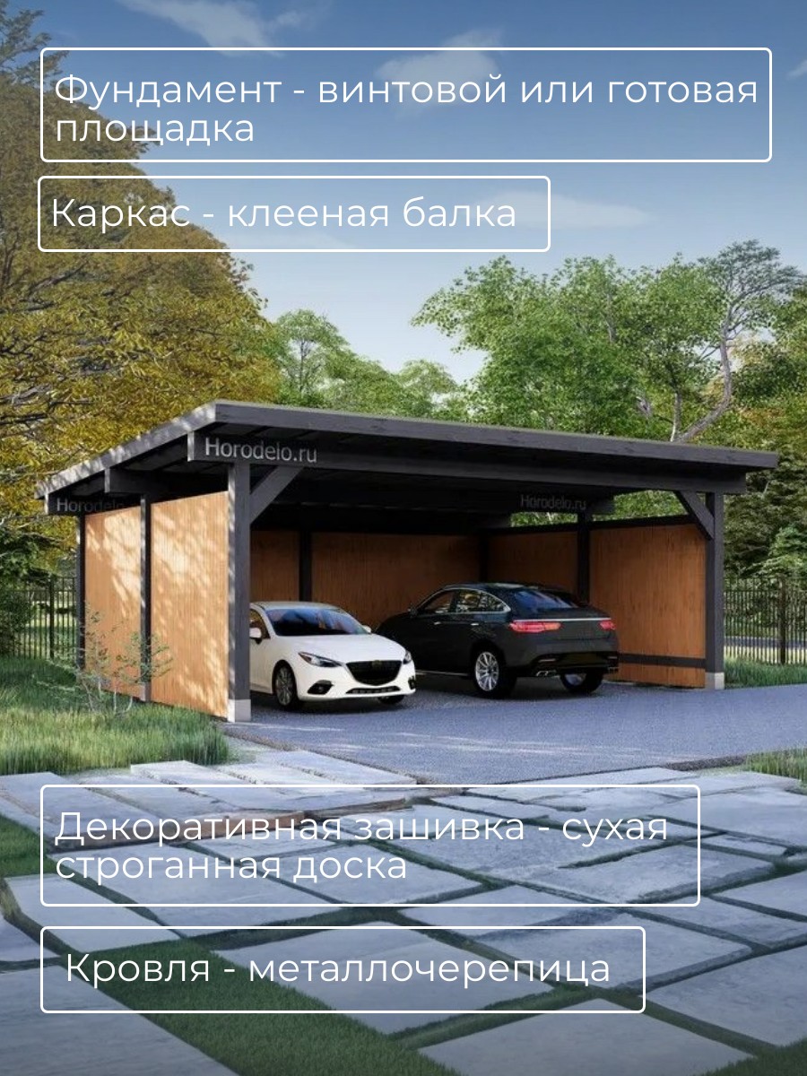 Проект навеса / HDN9 — фото 4