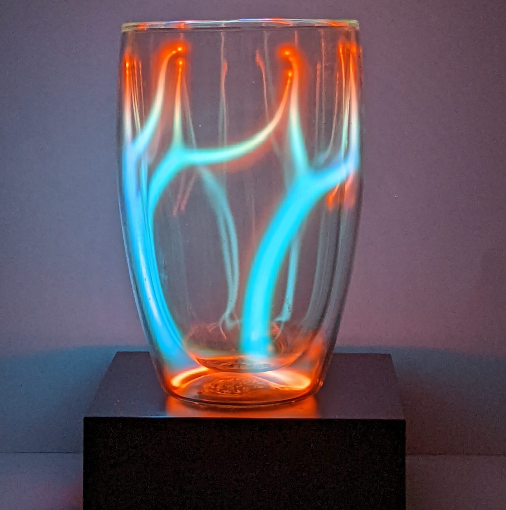Неоновый стакан + подставка One