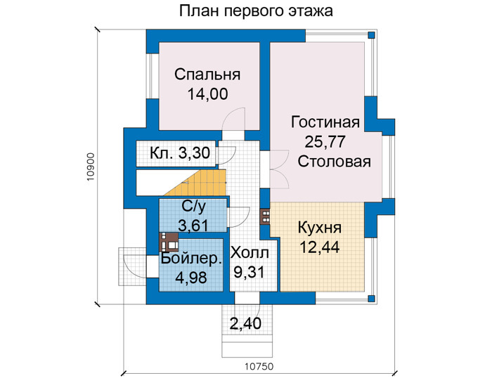 Проект домов из пеноблоков до 100 кв м 2 этажа