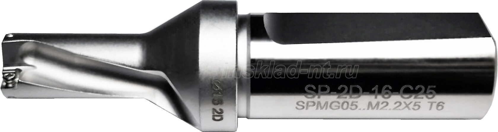Сверло со сменными пластинами SP05-2D16-C25 IRON ROOT корпус сверла