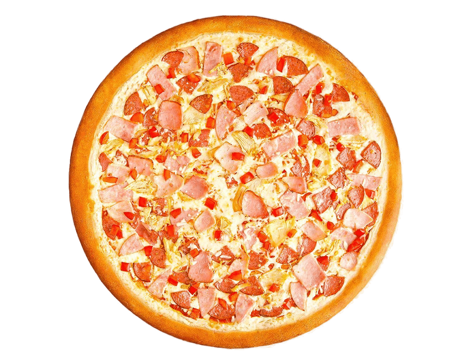 Пицца сан. Белая подставка для соуса в пицце. Заказать недорогую пиццу в Иваново.