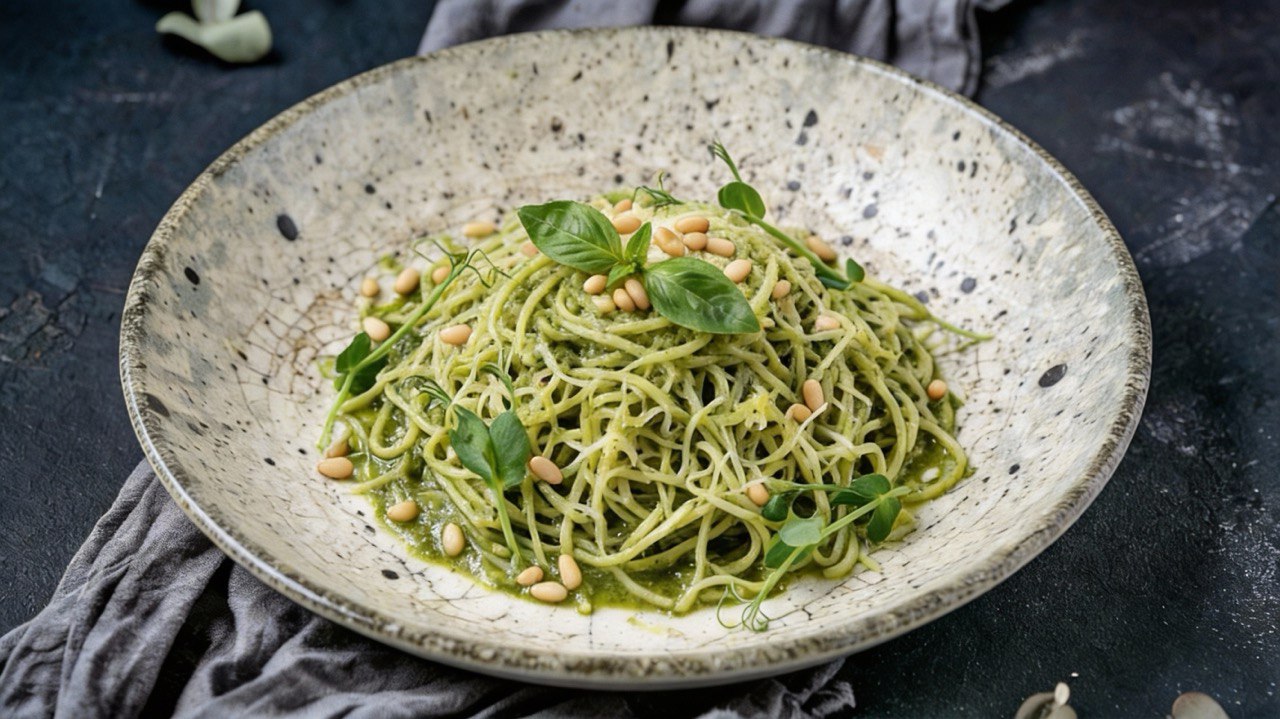 Спагетти Песто