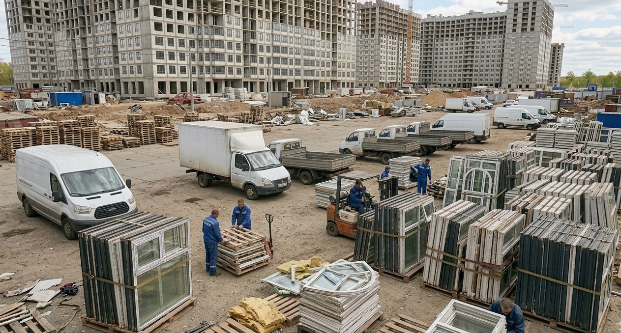 Выкуп остатков окон у застройщиков