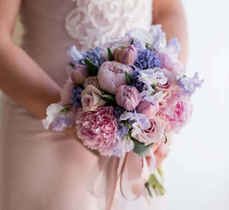 Bridal bouquet "Marsala"