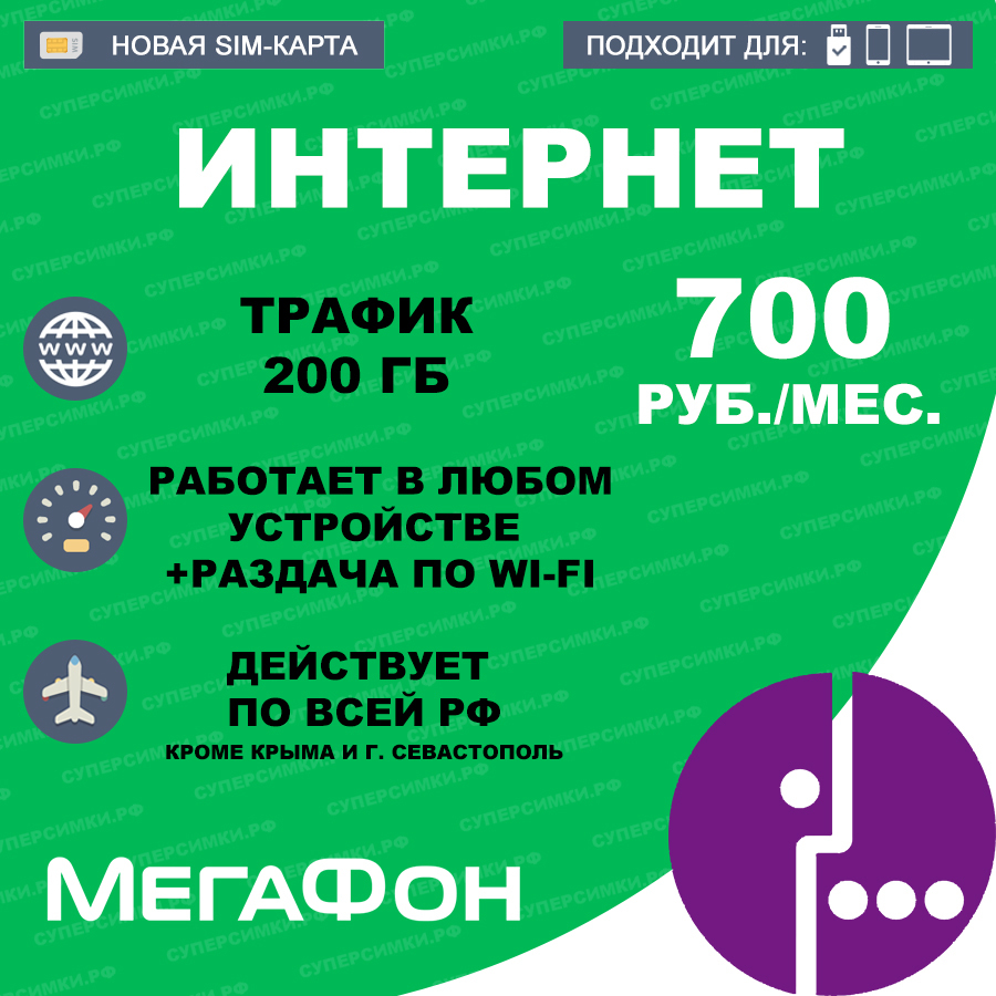 Тарифы Мегафон