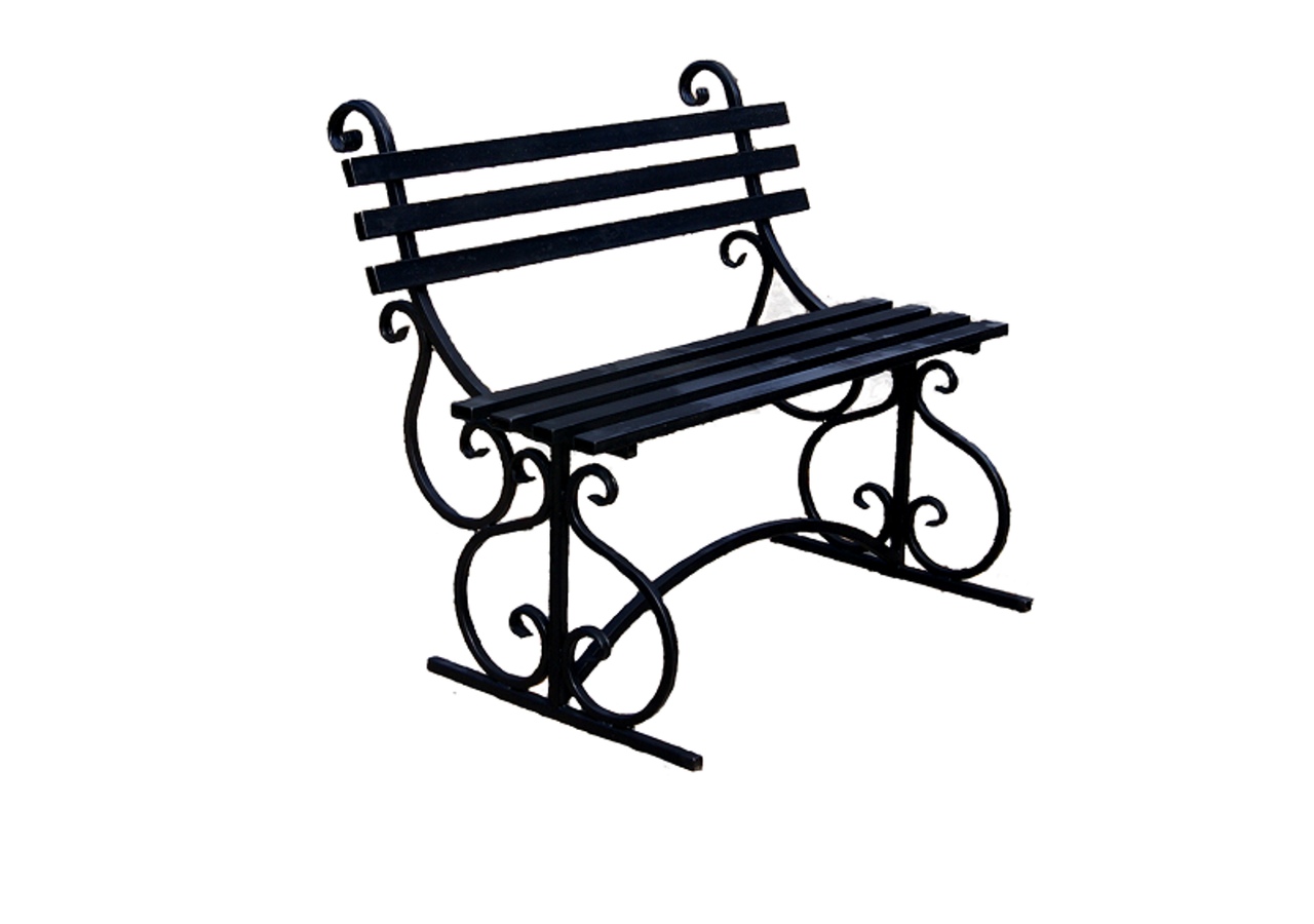 красивые скамейки из металла на кладбище