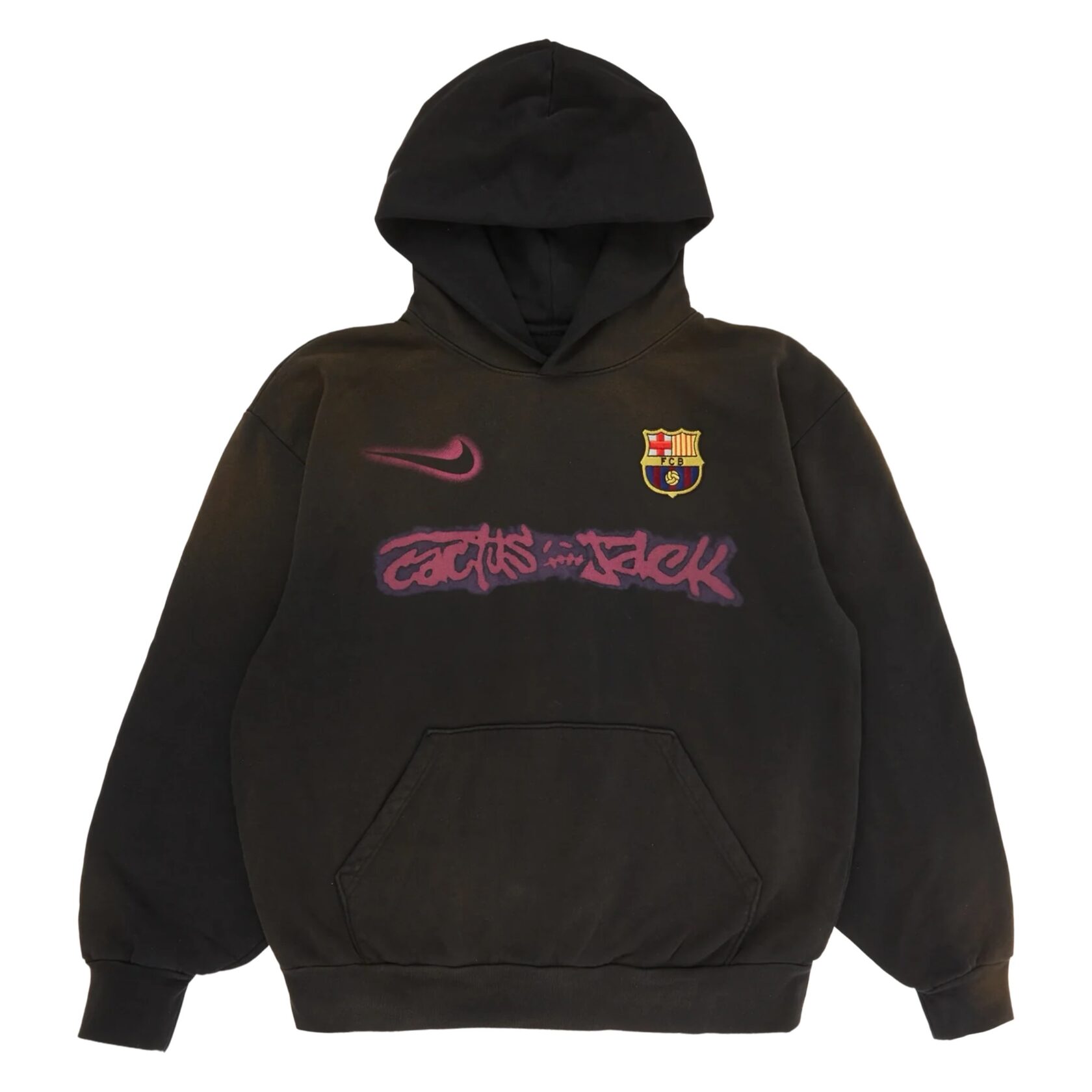 Barcelona × Cactus Jack トラヴィスNike Купить худи Travis Scott x Nike x FC Barcelona Spray Logo