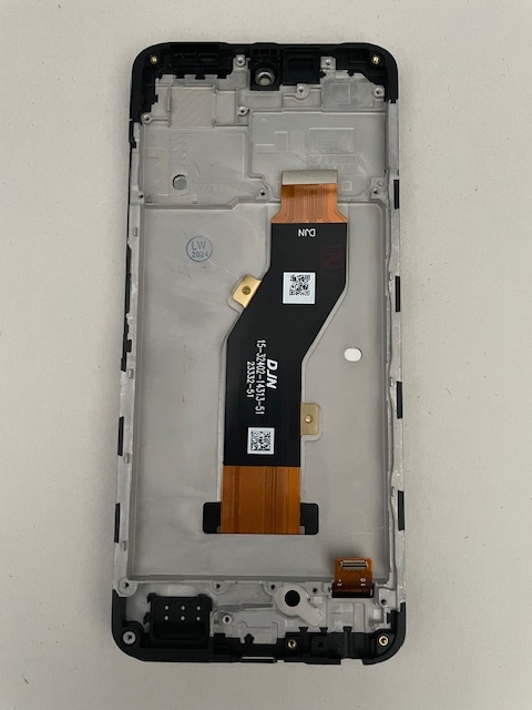 Дисплей с тачскрином Infinix Smart 8 plus (черный) оригинал в рамке