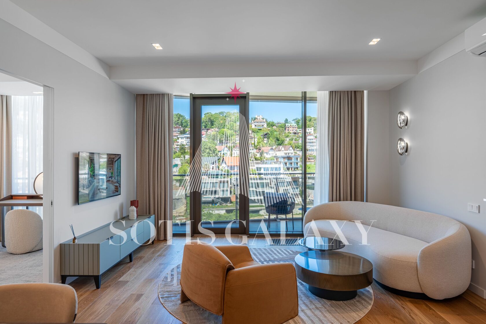 3-комнатная квартира 92 м² с террасой Сан-Сити Сочи аренда