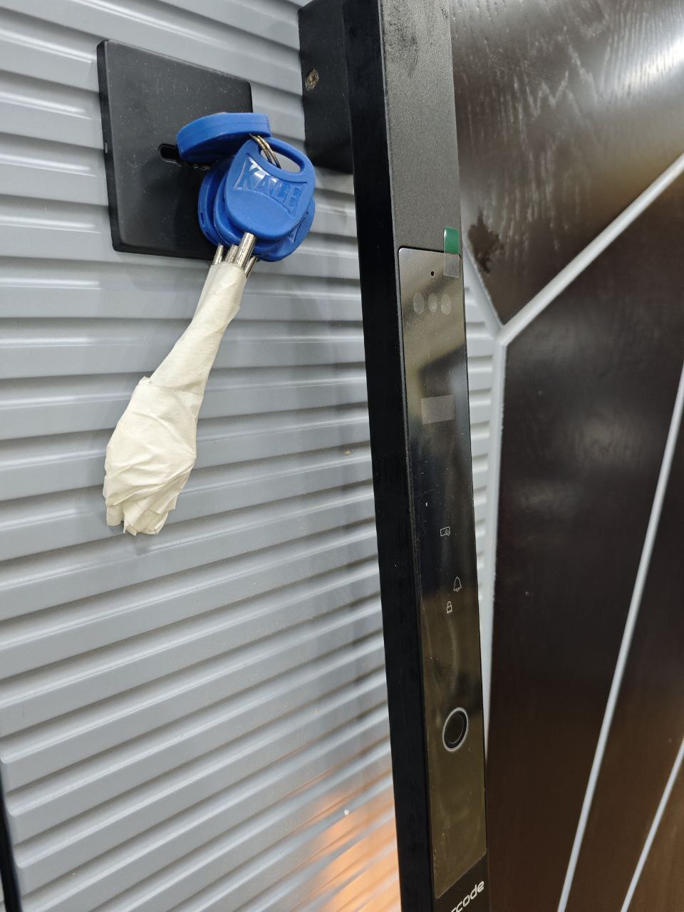 Входная дверь «Техно» с умным замком — замок