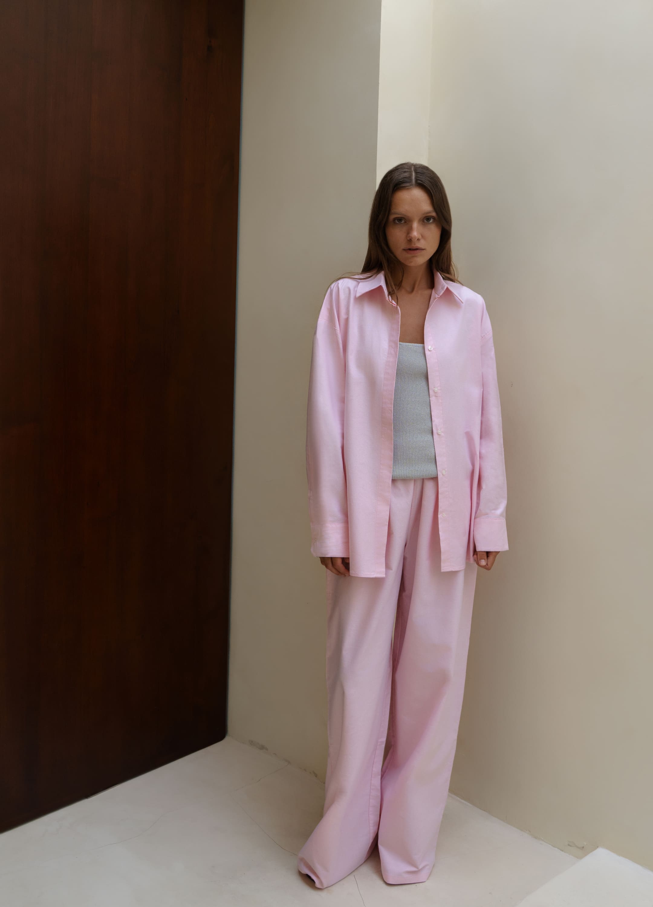 

Костюм Hamptons: рубашка + брюки - Розовый, Light pink;розовый