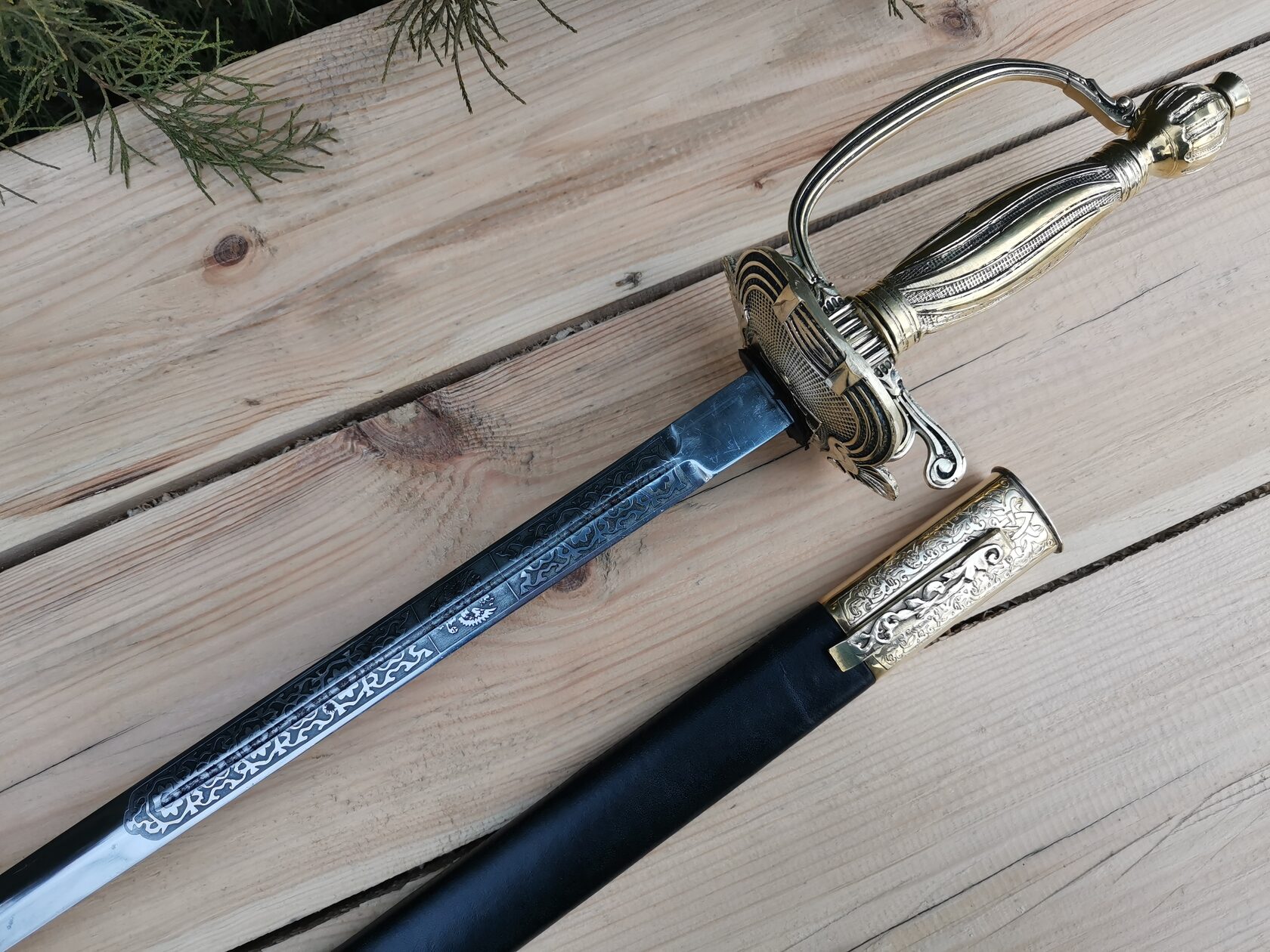 Купить шпагу елизаветинскую обр. 1740 г от оружейной фабрики SEDOV