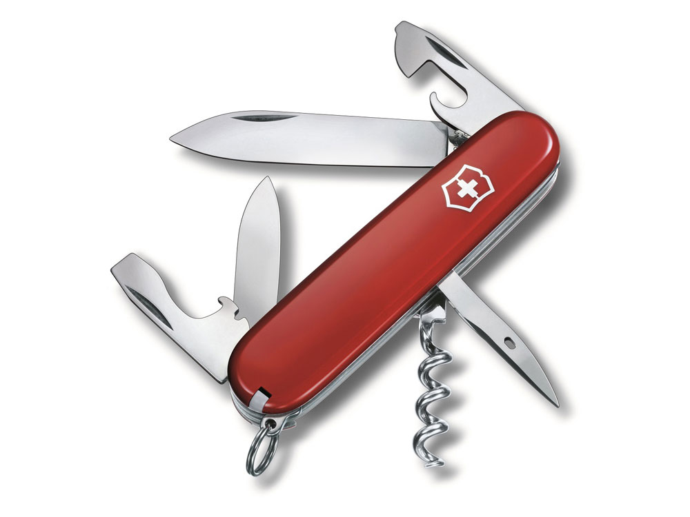 Нож перочинный VICTORINOX Spartan, 91 мм, 12 функций, красный — фото 1