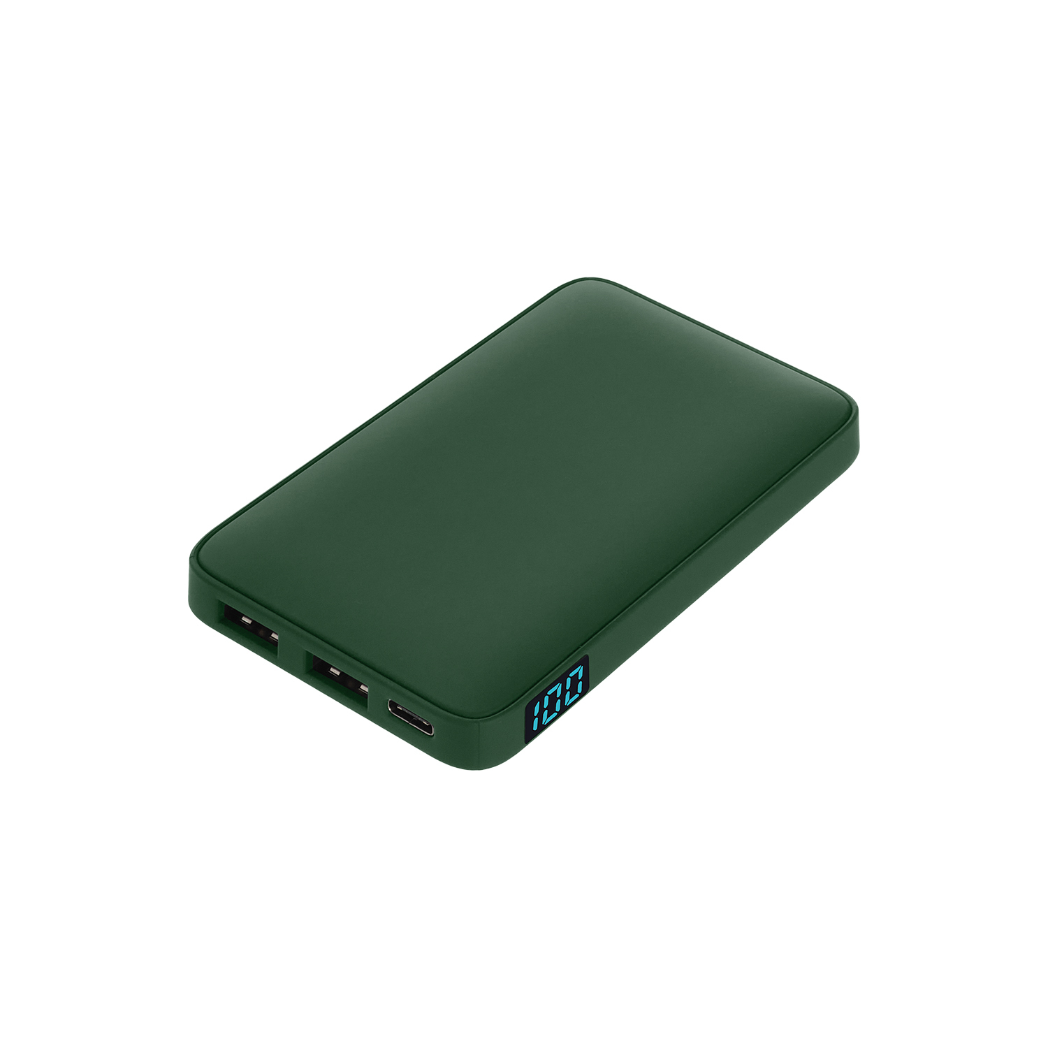 Внешний аккумулятор с подсветкой Ancor 5000 mAh, зеленый — фото 1
