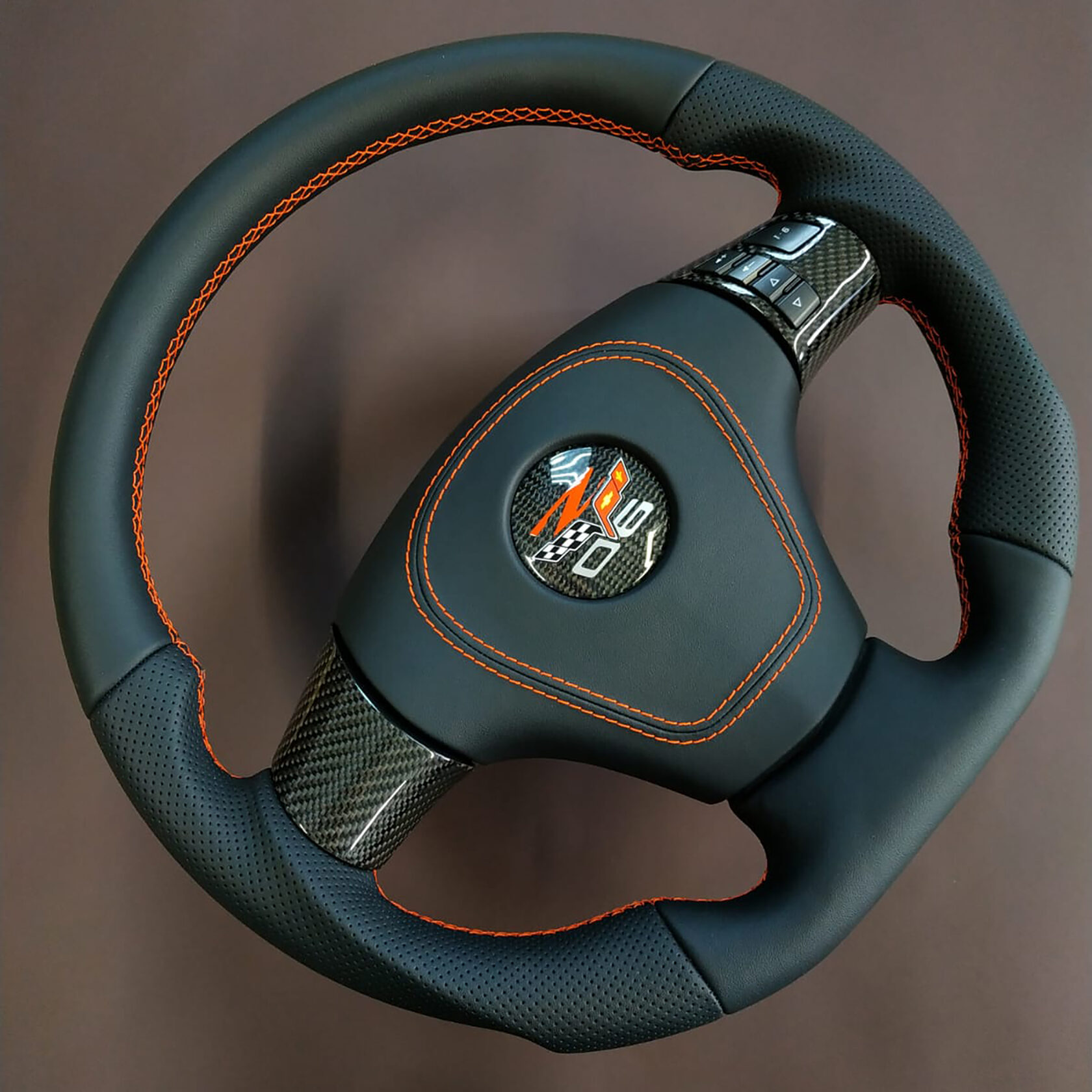 2006 Chevrolet Corvette C6 A/T Leather Steering w Paddles Black OEM
