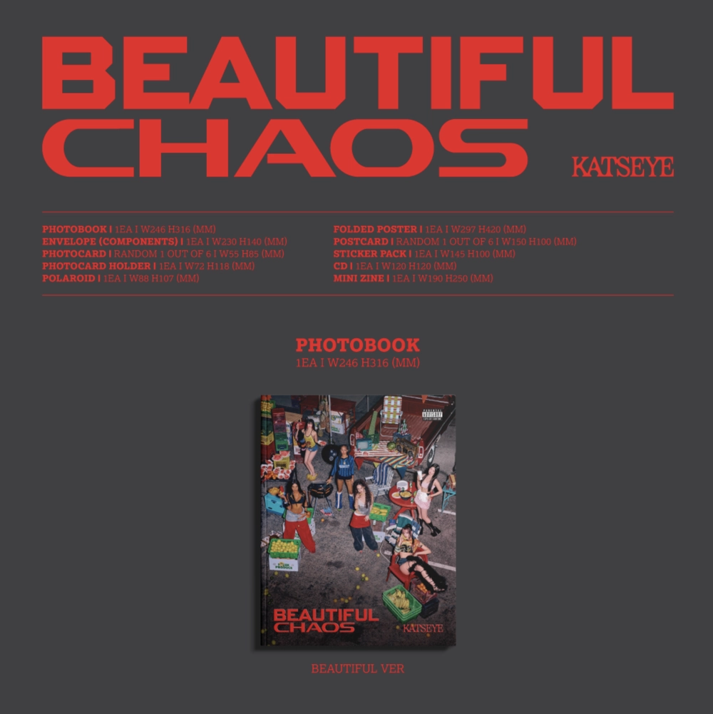 Что внутри альбома KATSEYE BEAUTIFUL CHAOS