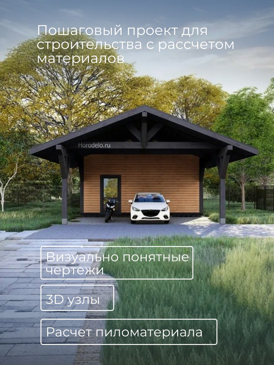 Проект навеса / HDN10 — фото 2