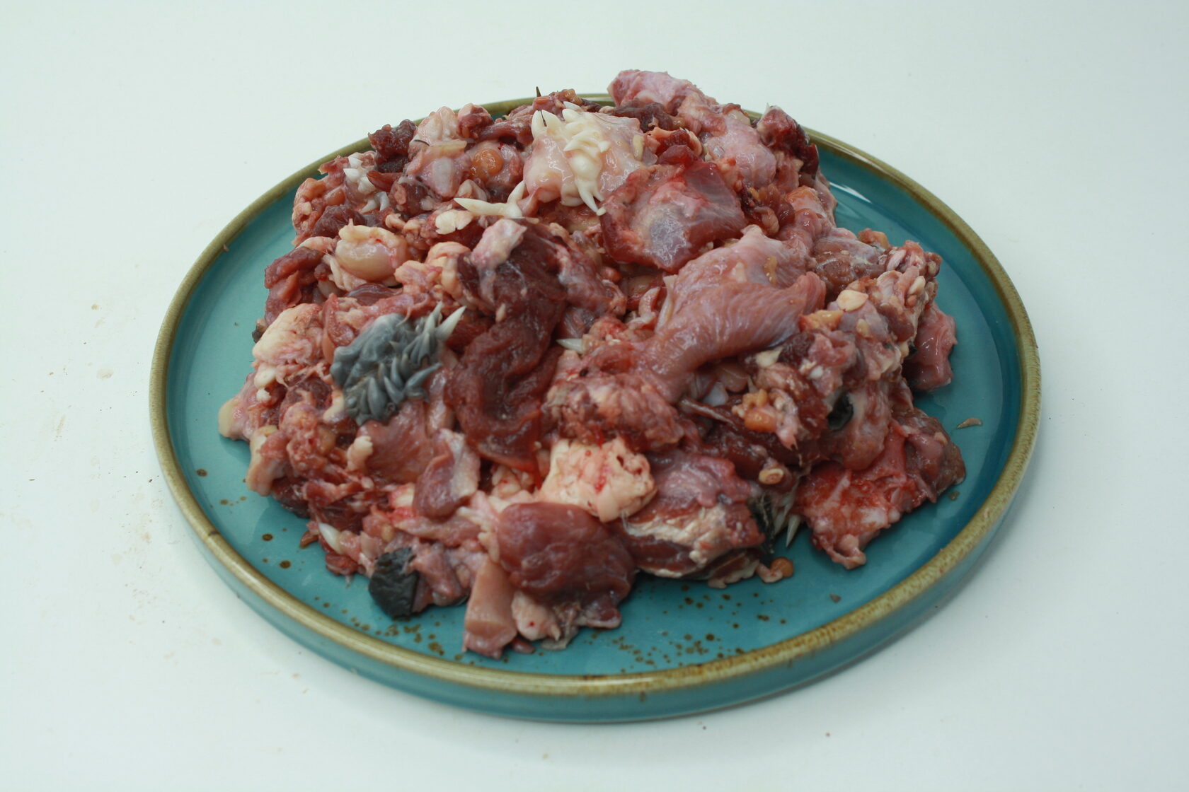Мясо голов со щеками говяжье (крупный помол), 0,5кг