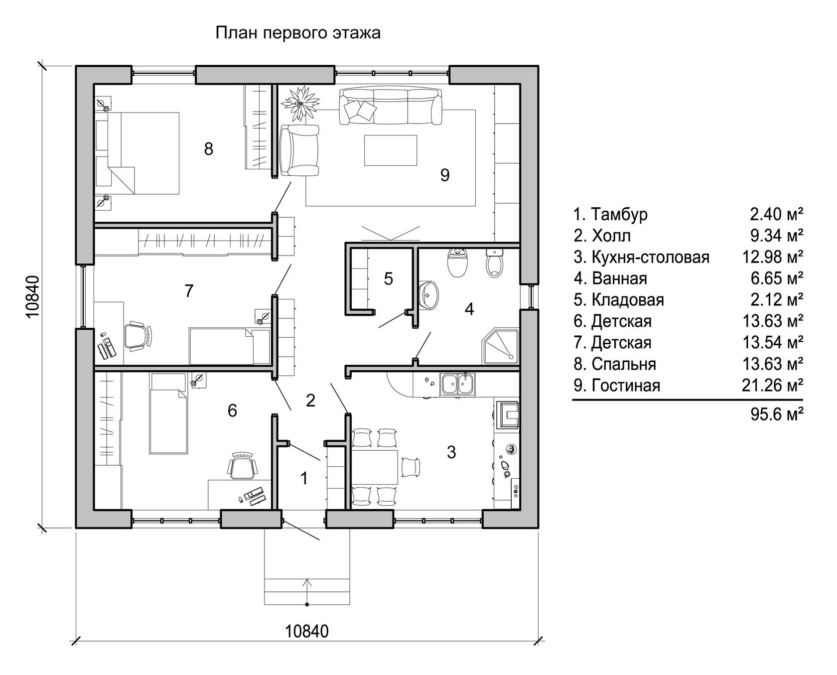 Проект дома 95 96