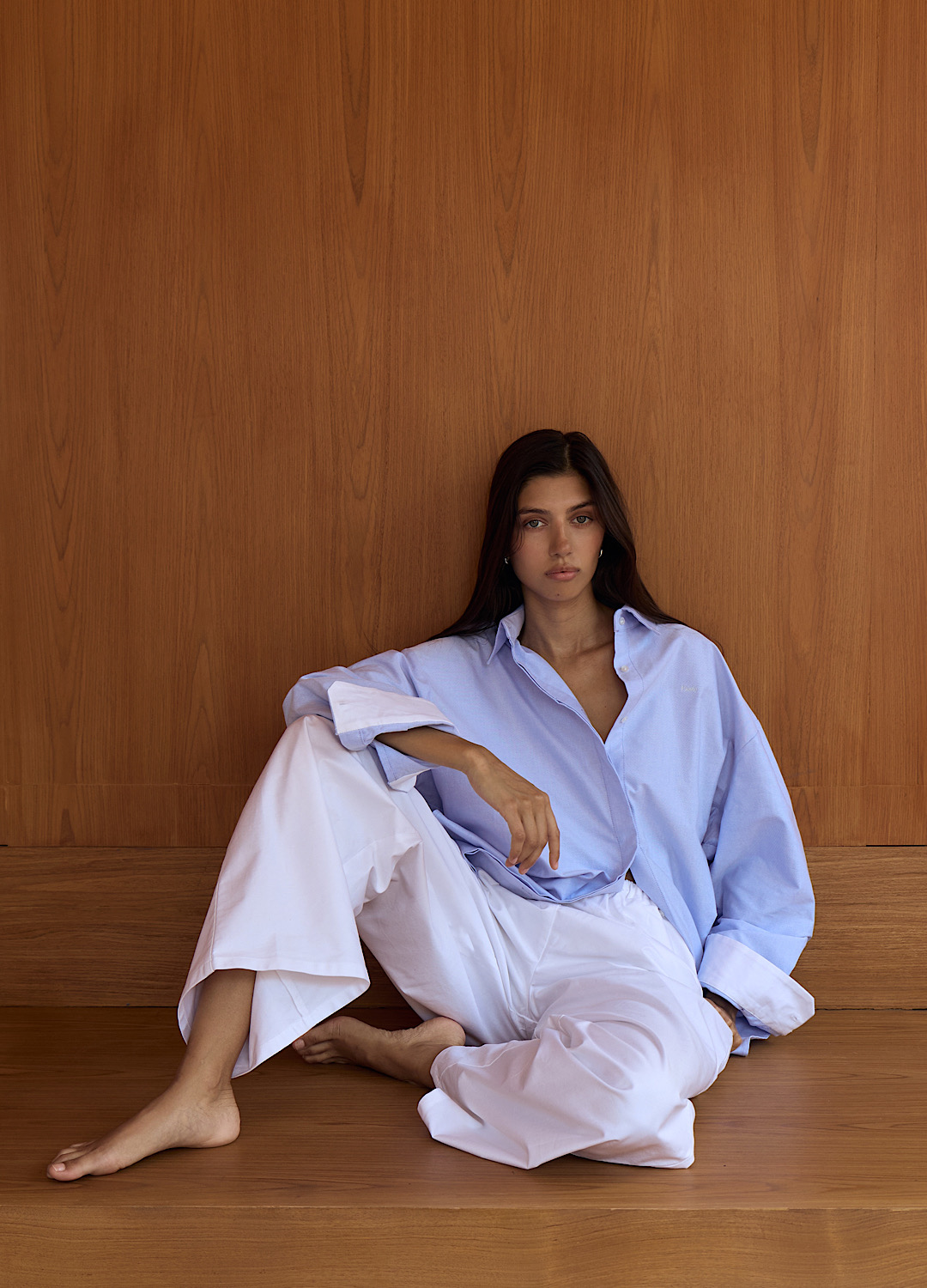 

Рубашка Oxford - Голубая, Light blue;голубой