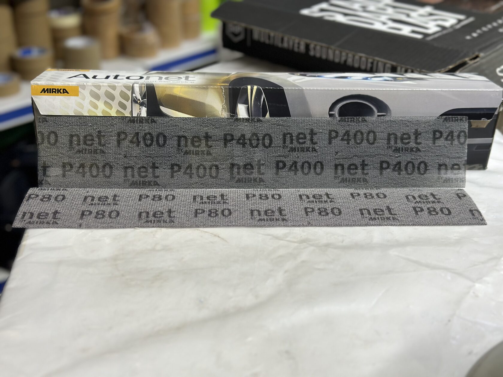 Шлифовальная сетка Autonet P400 70*420 мм